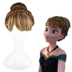 Cosplay Anime Cosplay Wig - Frozen - Anna (With Bun)