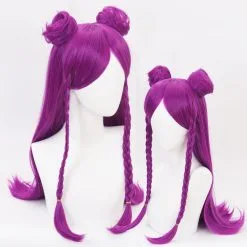 Cosplay Anime Cosplay Wig - LOL : K/DA - Kaisa (Dark Purple) -Cosmetic Shop CS 119K 3
