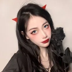 UNIQSO Devil Horn Hairpin Side Clip -Cosmetic Shop O1CN01Rq1MNb1xwFm3cXF2i 3074146507