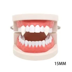 UNIQSO Cosplay Fangs/ False Teeth/ Vampire Teeth -Cosmetic Shop fangs 15mm