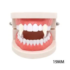 UNIQSO Cosplay Fangs/ False Teeth/ Vampire Teeth -Cosmetic Shop fangs 19mm