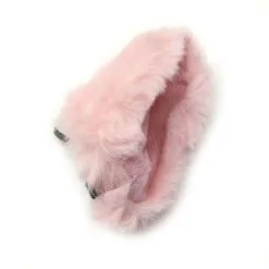 UNIQSO Anime Cosplay Ears Faux Fur Clip-on -Cosmetic Shop wolf pink 3