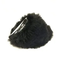 UNIQSO Anime Cosplay Ears Faux Fur Clip-on -Cosmetic Shop wolf pink black 4