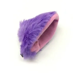 UNIQSO Anime Cosplay Ears Faux Fur Clip-on -Cosmetic Shop wolf purple 2