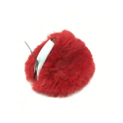 UNIQSO Anime Cosplay Ears Faux Fur Clip-on -Cosmetic Shop wolf red 3